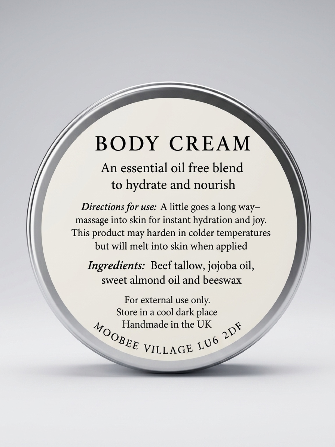 MooBee Body Cream product view